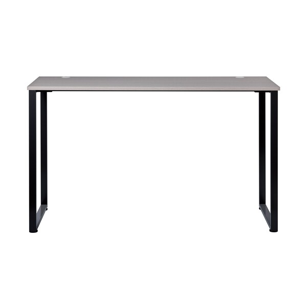 Hirsh Commercial Desks, 23.6 in D X 40.25 in H, 70.9 in W X Steel, Laminate, Black / Gray Elm - 23954