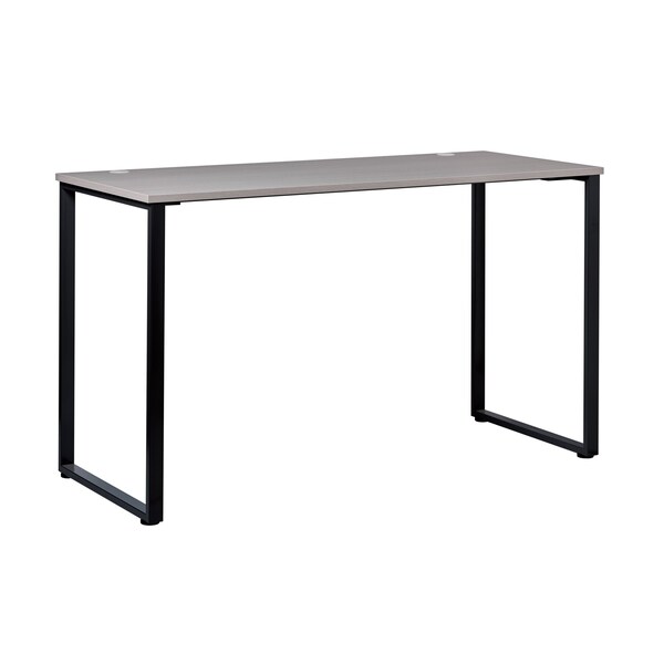 Hirsh Commercial Desks, 23.6 in D X 40.25 in H, 70.9 in W X Steel, Laminate, Black / Gray Elm - 23954
