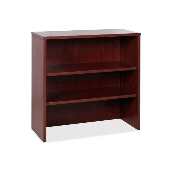 Lorell Lorell Hutch for 35" Lateral File Cabinet - 35.5" x 14.8" x 36" - Mahogany - Essentials Series - 69614