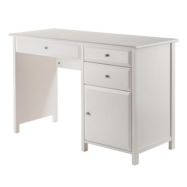 Winsome 30.71 x 47.24 x 20.24 in. Delta Office Writing Desk, White - 10147