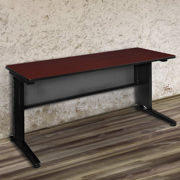 Regency Fusion Modesty Panels, 16 D X 0.5 H, 63 W X Metal, Black - MMP6616BK