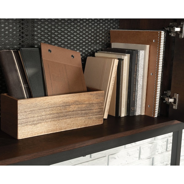 Sauder 11.65 in D X 36.77 in H, 64.57 in W X Engineered wood, Metal - 430077