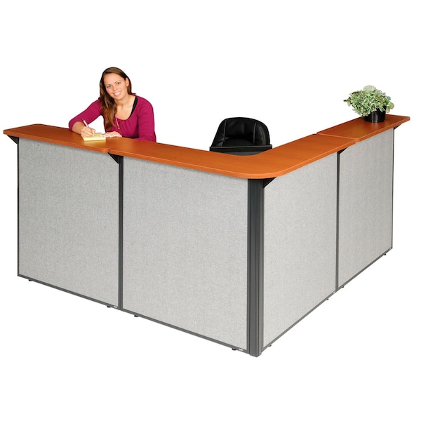 Interion By Global Industrial 80 in D X 44 in H, 80 in W X Gray - 249009CG