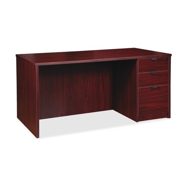 Lorell DESK, RT, PED, BBF, 36X72, MY - LLRPD3672RSPMY