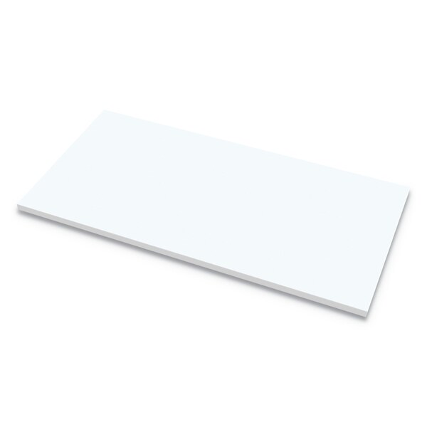Fellowes Desks, 24 in D X 48" W X High-Pressure Laminate, White - 9649101