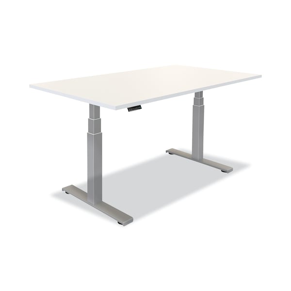 Fellowes Desks, 24 in D X 48" W X High-Pressure Laminate, White - 9649101