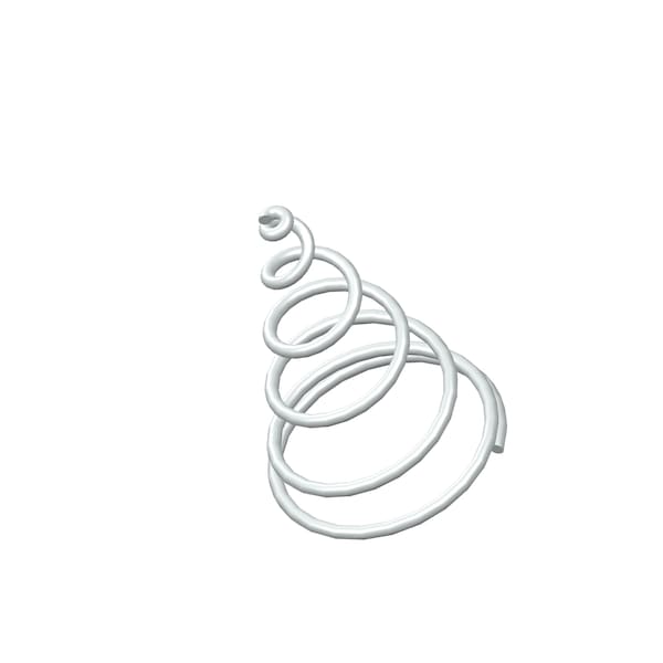 Approved Vendor Taper Spring, Lo= 0.975 , So= 0.375 , W= 0.055 - G409989712