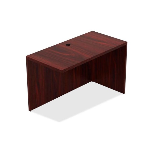 Lorell Lorell Desk Return - 47.3" x 23.6" x 30" - Mahogany - Chateau Series - 34322