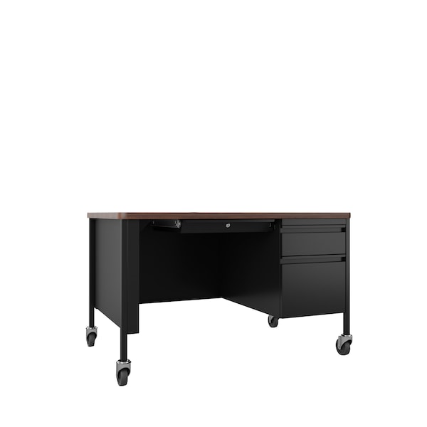 Hirsh Industries Rectangular Office Desk, 30 in D X 29 1/2 in H, 48 in W X - 22656
