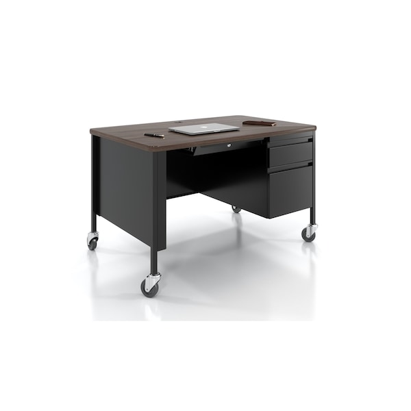 Hirsh Industries Rectangular Office Desk, 30 in D X 29 1/2 in H, 48 in W X - 22656