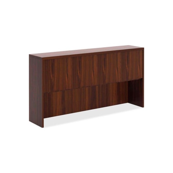 Lorell Lorell Hutch - 66.1" x 14.8" x 36.5" - Mahogany - Chateau Series - 34320