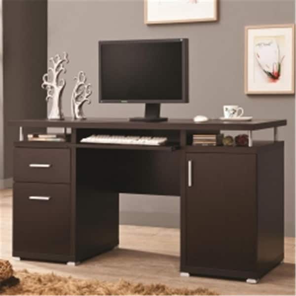 Coaster Co Of America H-DESKS-COMPUTER DESK CAPPUCCINO - 800107