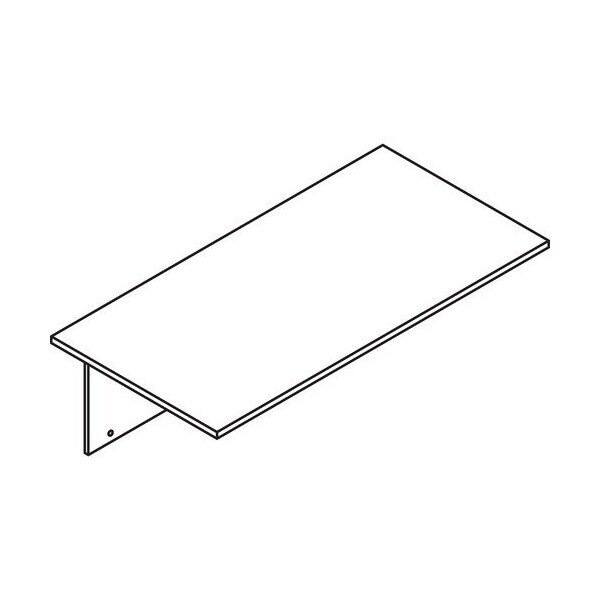 Groupe Lacasse Surface, Rectangular, CA, 60inWx30inDx29inH, Cherry/Snow - LASCANNBD3060Y