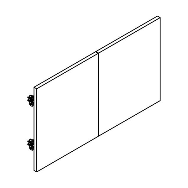 Groupe Lacasse Door, f/ Hutch with Open Back, 30inWx16inDx5/8inH, Sahara - LASCANEA60P2R