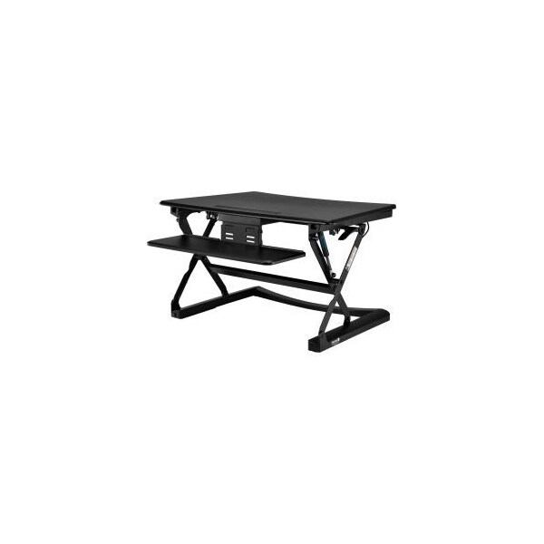 Global Equipment Interion    Height Adjustable Sit-Stand Desk Converter with Retractable Keyboard - MT102