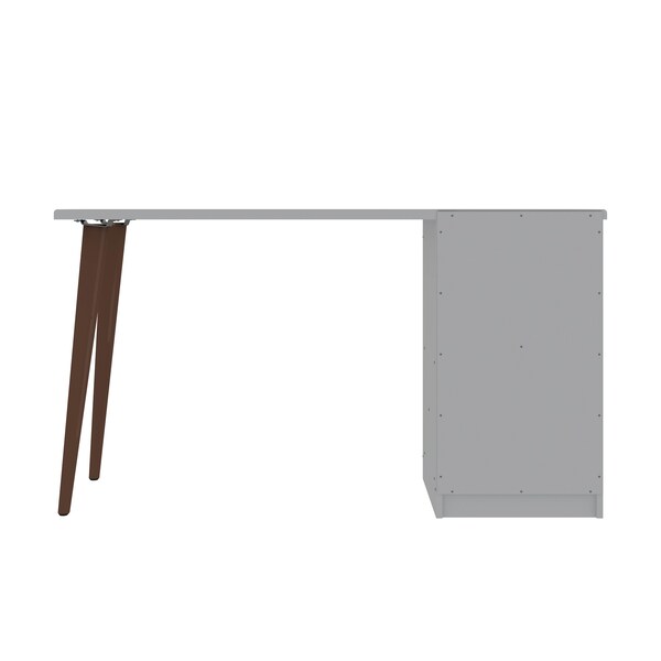 Manhattan Comfort Hampton 53.54 Home Office Desk, White - 15PMC1