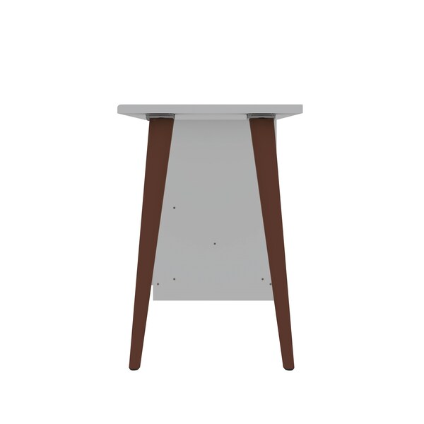 Manhattan Comfort Hampton 53.54 Home Office Desk, White - 15PMC1