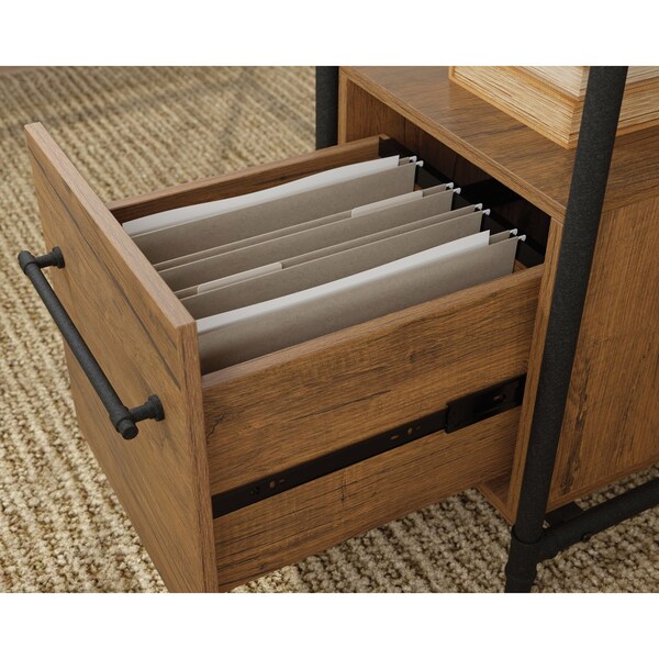 Sauder 60 in D X 30 in H, 60 in W X Engineered wood, Metal - 431210