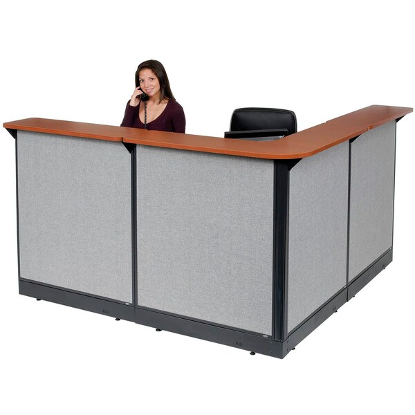 Interion By Global Industrial 80 in D X 46 in H, 80 in W X Gray - 249009NCG