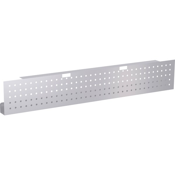 Lorell Modesty Panel, 3 in D X 10 in H, 54 in W X Steel, Metallic Silver - 61632