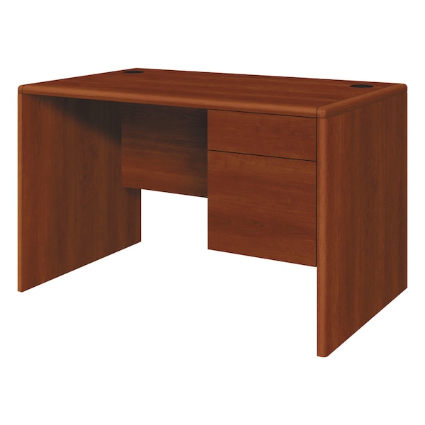Hon Office Desk Desk, 10700, Off, 1Dw, 48W, Co, 30" D X 29-1/2" H, 48" W X Particle Board, Cognac - HON107885RCO
