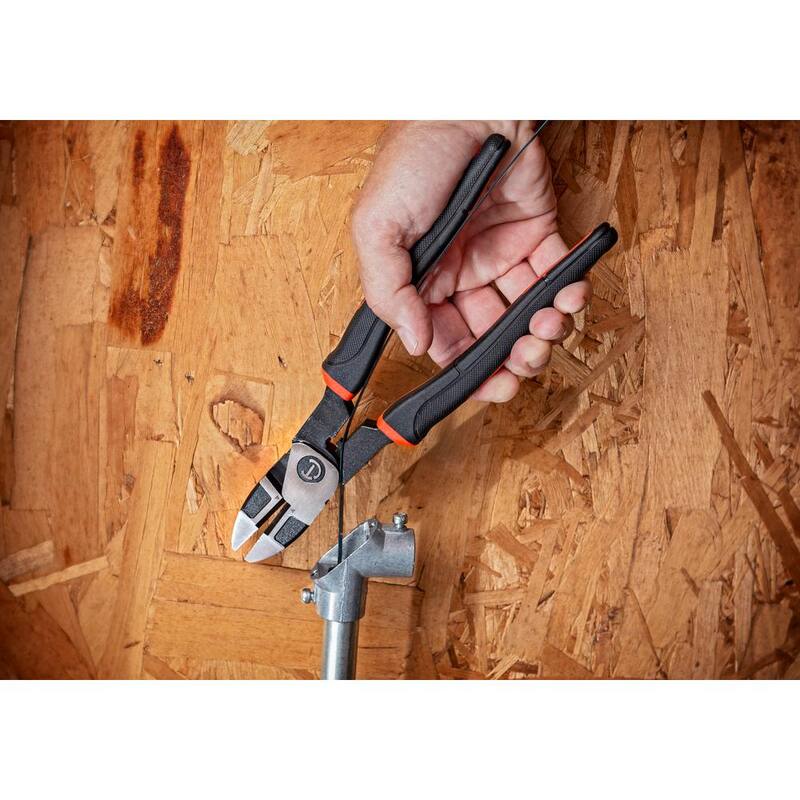 Crescent Z2 8 in. High Leverage Linesman Plier with Dual Material Grips - Z20508CG-06
