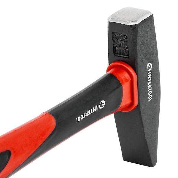 Intertool Cross Peen Hammer, 1 lb., 13 in. Fiberglass Handle - HT08-0205