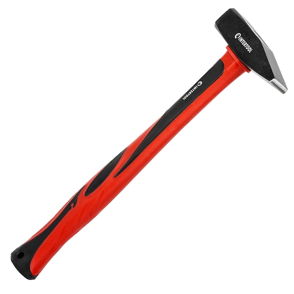 Intertool Cross Peen Hammer, 1 lb., 13 in. Fiberglass Handle - HT08-0205