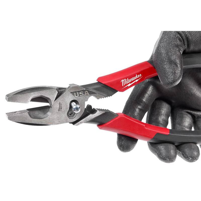 Milwaukee Linesman Plier w/Comfort Grip/Crimper w/8 in. Long Nose Plier w/Comfort Grip & 7 in. Diagonal Plier w/Comfort Grip - MT550C-MT557-MT555