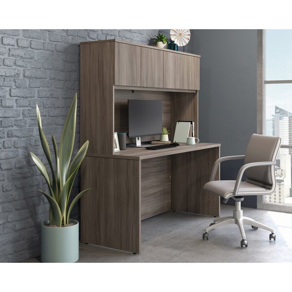 Officeworks By Sauder Affirm 60 in. Desk & 60 in. Hutch He Ste A2 - 431834