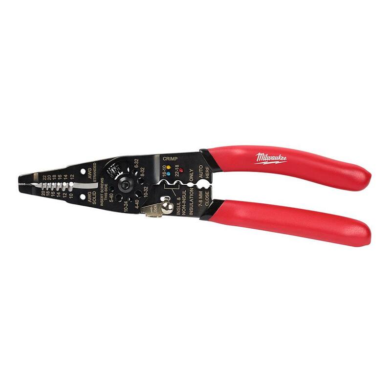 Milwaukee 9 in. High-Leverage Linesman Pliers with 9 in. Multi-Purpose Pliers and 8 in. Dipped Grip Long Nose Pliers (3-Piece) - 48-22-6502-48-22-6579-48-22-6501