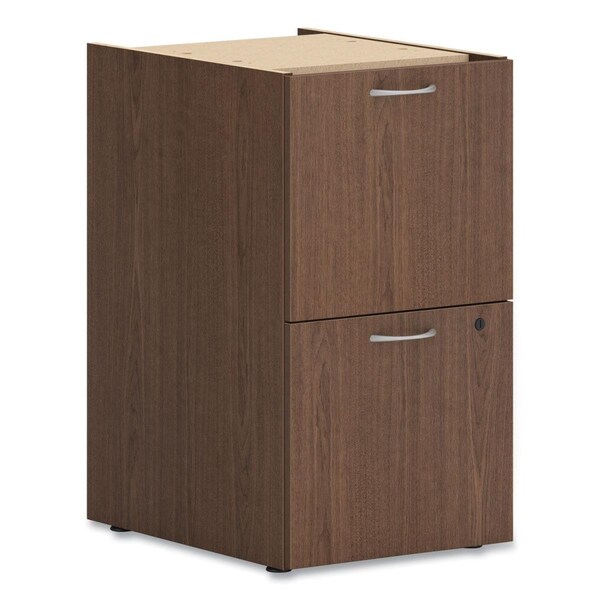 Seatsolutions 15 x 20 x 28 in. Mod Support Pedestal Desks, Sepia Walnut - SE3205026