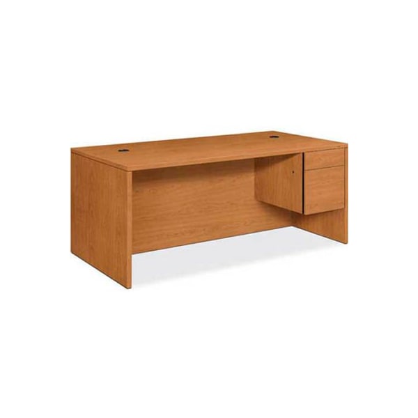 Hon HON 10500 Series "L" or "U" Workstation Right Pedestal Desk 72"W x 36"D x 29-1/2"H Harvest - HON10585RCC