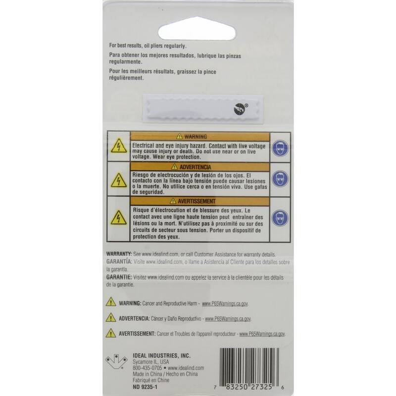 IDEAL 9-1/2 in. Linesman Pliers Smart-Grip - 30-3450