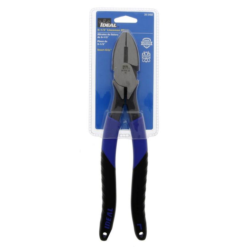 IDEAL 9-1/2 in. Linesman Pliers Smart-Grip - 30-3450