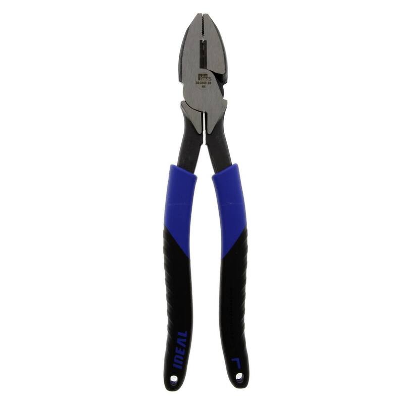 IDEAL 9-1/2 in. Linesman Pliers Smart-Grip - 30-3450