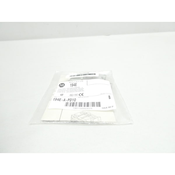 Allen Bradley AUXILIARY TERMINAL AND CONTACT BLOCK - 194E-A-PD10