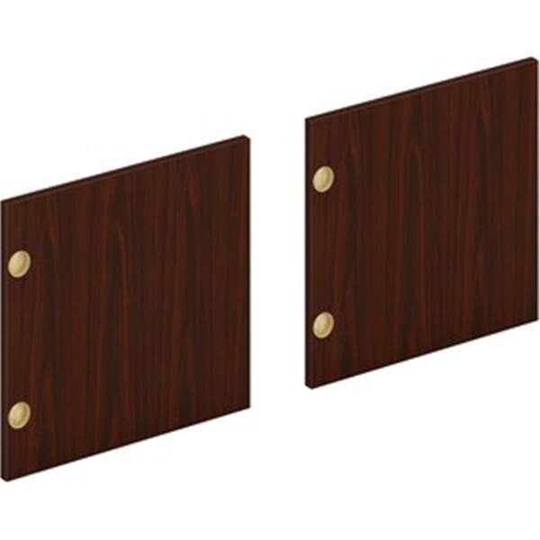 Seatsolutions 48 in. Mod Laminate Doors, Mahogany - Set of 3 - SE2150362