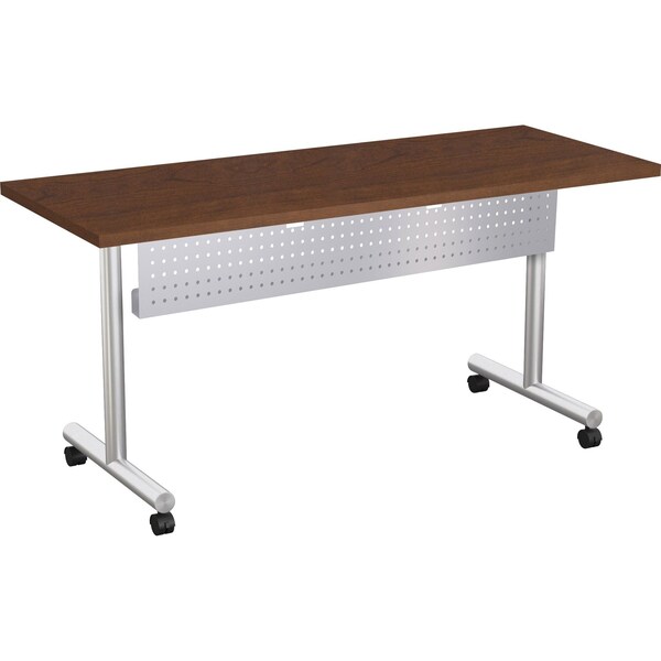 Lorell Modesty Panel, 3 in D X 10 in H, 66 in W X Steel, Metallic Silver - 61633