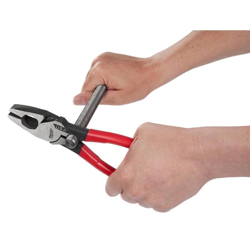 Milwaukee Linesman Plier with Thread Cleaner with 8 in. Long Nose Plier and 7 in. Diagonal Plier - MT500T-MT507-MT505