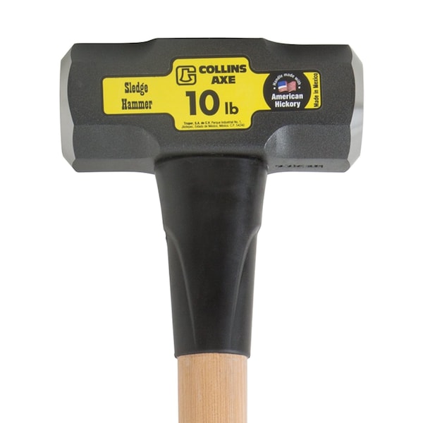 Collins 10 lb Steel Double Face Sledge Hammer 36 in Hickory Handle - MD-10H-C/32427