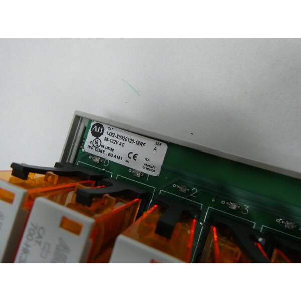 Allen Bradley 96-132V-AC SER A TERMINAL AND CONTACT BLOCK - 1492-XIM20120-16RF