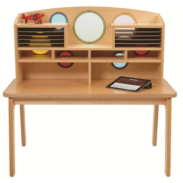 Whitney Brothers Porthole Desk, Natural UV - CH0200