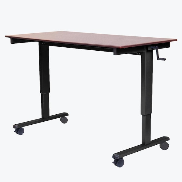 Fine-Line STANDCF48-BK-DW 48 in. Crank Adjustable Stand Up Desk, Black - FI3576290