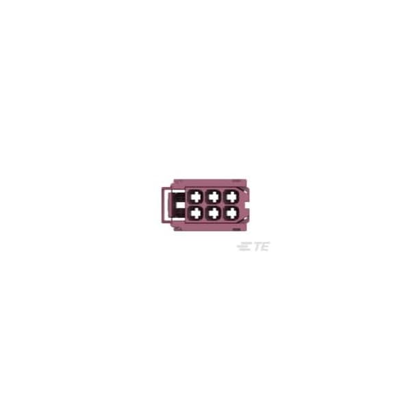 Te Connectivity AMP MCP 2.8 HSG 6POS 2.LOCKING - 5-968970-1