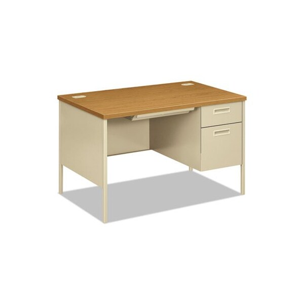 Hon HON, METRO CLASSIC RIGHT PEDESTAL DESK, 48W X 30D X 29.5H, HARVEST/PUTTY - P3251RCL