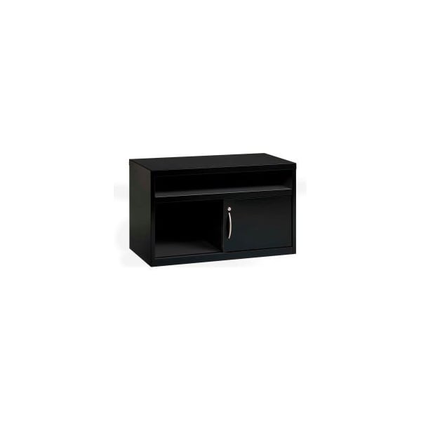 Hirsh Industries Interion 36" Low Credenza with Door - Black - 24219