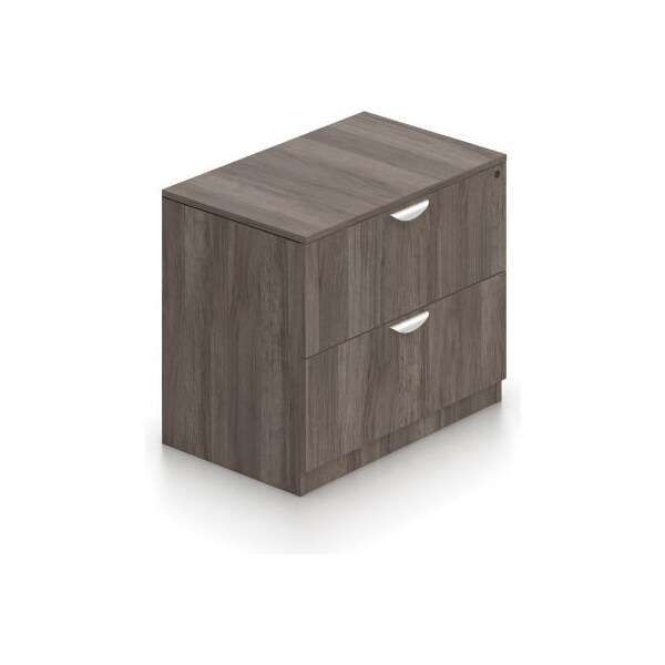 Gec Offices To Go Two Drawer Lateral File in Artisan Gray - Executive Modular Furniture - SL3622LF-AGL