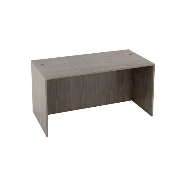 Norstar Office Products - Klang Malaysi Interion Desk Shell, 71inW x 36inD, Gray - O-695933GY