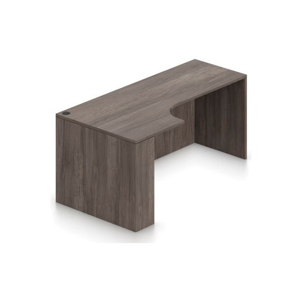 Gec Offices To Go Left Hand Corner Credenza - 71"W x 24/36"D x 29-1/2"H - Artisan Gray - SL7136CEL-AGL